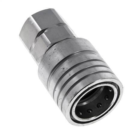 Acero DN 25 Acoplamiento hidráulico Enchufe G 1 pulgada Rosca hembra ISO 7241-1 A D 34,3mm