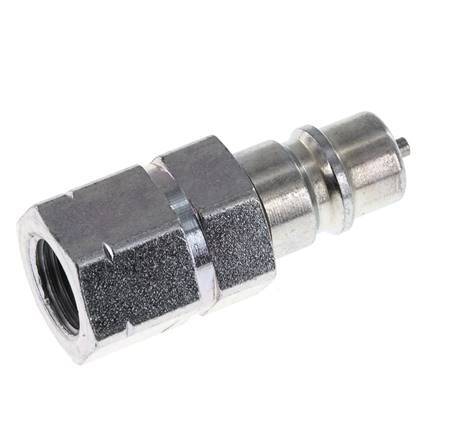 Acero DN 6.3 Acoplamiento hidráulico Enchufe G 1/4 de pulgada rosca hembra ISO 7241-1 A D 12mm