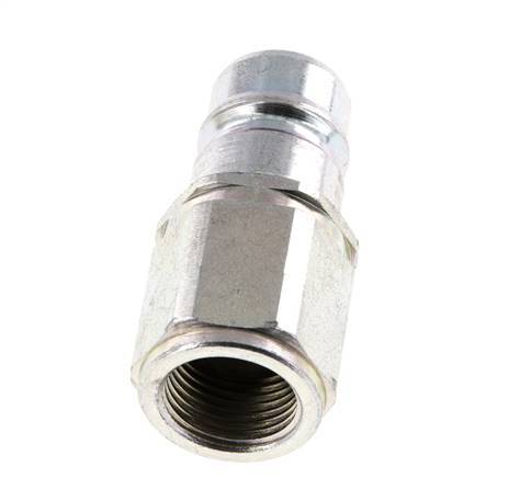 Acero DN 10 Acoplamiento hidráulico Enchufe G 3/8 pulgadas rosca hembra ISO 7241-1 A D 17,3mm