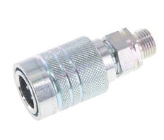 Acero DN 10 Acoplamiento hidráulico Enchufe 10 mm L Anillo de compresión ISO 7241-1 A/8434-1 D 17,3mm