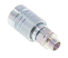 Acero DN 10 Acoplamiento hidráulico Enchufe 10 mm L Anillo de compresión ISO 7241-1 A/8434-1 D 17,3mm