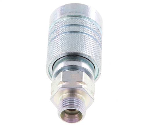 Acero DN 10 Acoplamiento hidráulico Enchufe 10 mm L Anillo de compresión ISO 7241-1 A/8434-1 D 17,3mm