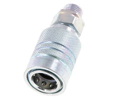 Acero DN 10 Acoplamiento hidráulico Enchufe 10 mm L Anillo de compresión ISO 7241-1 A/8434-1 D 17,3mm