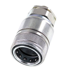 Steel DN 20 Hydraulic Coupling Socket 12 mm L Compression Ring ISO 7241-1 A/8434-1 D 29.1mm