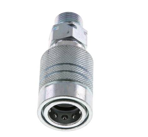 Acero DN 10 Acoplamiento hidráulico Enchufe 10 mm S Anillo de compresión ISO 7241-1 A/8434-1 D 17,3mm