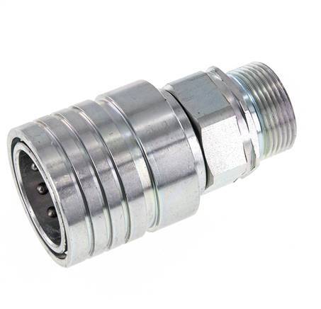 Acero DN 25 Acoplamiento hidráulico Toma 25 mm S Anillo de compresión ISO 7241-1 A/8434-1 D 34,3mm