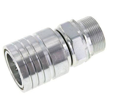 Acero DN 25 Acoplamiento hidráulico Enchufe 30 mm S Anillo de compresión ISO 7241-1 A/8434-1 D 34,3mm