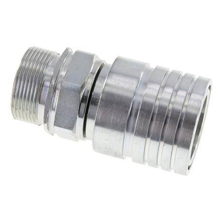 Acero DN 25 Acoplamiento hidráulico Enchufe 30 mm S Anillo de compresión ISO 7241-1 A/8434-1 D 34,3mm