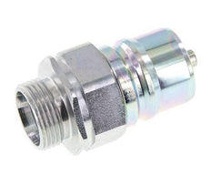 Acero DN 25 Acoplamiento hidráulico Tapón 22 mm L Anillo de compresión ISO 7241-1 A/8434-1 D 34,3mm