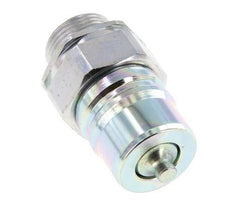 Acero DN 25 Acoplamiento hidráulico Tapón 22 mm L Anillo de compresión ISO 7241-1 A/8434-1 D 34,3mm