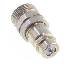Steel DN 12.5 Hydraulic Coupling Plug 20 mm S Compression Ring ISO 7241-1 A/8434-1 D 20.5mm