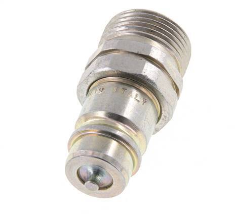 Steel DN 12.5 Hydraulic Coupling Plug 20 mm S Compression Ring ISO 7241-1 A/8434-1 D 20.5mm