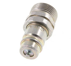 Steel DN 12.5 Hydraulic Coupling Plug 20 mm S Compression Ring ISO 7241-1 A/8434-1 D 20.5mm