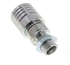 Acero DN 25 Acoplamiento hidráulico Enchufe 20 mm S Anillo de compresión Mampara ISO 7241-1 A/8434-1 D 34,3mm