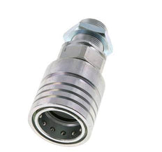 Acero DN 25 Acoplamiento hidráulico Enchufe 20 mm S Anillo de compresión Mampara ISO 7241-1 A/8434-1 D 34,3mm