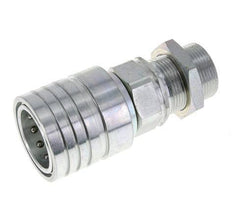 Acero DN 25 Acoplamiento hidráulico Enchufe 25 mm S Anillo de compresión Mampara ISO 7241-1 A/8434-1 D 34,3mm