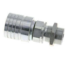Acero DN 25 Acoplamiento hidráulico Enchufe 25 mm S Anillo de compresión Mampara ISO 7241-1 A/8434-1 D 34,3mm