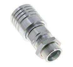 Acero DN 25 Acoplamiento hidráulico Enchufe 25 mm S Anillo de compresión Mampara ISO 7241-1 A/8434-1 D 34,3mm
