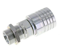 Acero DN 25 Acoplamiento hidráulico Enchufe 25 mm S Anillo de compresión Mampara ISO 7241-1 A/8434-1 D 34,3mm