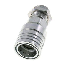 Acero DN 25 Acoplamiento hidráulico Enchufe 25 mm S Anillo de compresión Mampara ISO 7241-1 A/8434-1 D 34,3mm