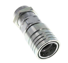 Acero DN 25 Acoplamiento hidráulico Enchufe 30 mm S Anillo de compresión Mampara ISO 7241-1 A/8434-1 D 34,3mm