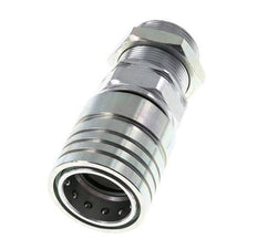 Acero DN 25 Acoplamiento hidráulico Enchufe 30 mm S Anillo de compresión Mampara ISO 7241-1 A/8434-1 D 34,3mm
