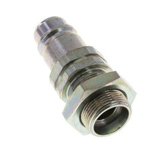 Acero DN 12,5 Acoplamiento hidráulico Tapón 18 mm L Anillo de compresión Mampara ISO 7241-1 A/8434-1 D 20,5mm