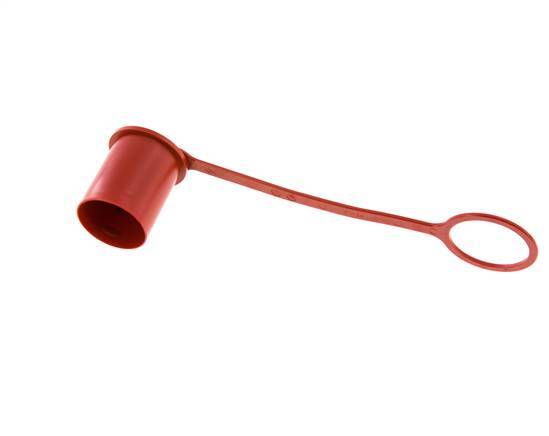 Tapa de protección contra el polvo de plástico de 34,3 mm para tapón de acoplamiento ISO 7241-1 A [2 piezas]