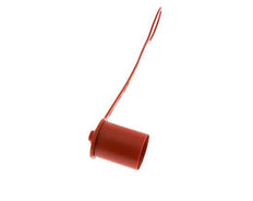 Tapa de protección contra el polvo de plástico de 34,3 mm para tapón de acoplamiento ISO 7241-1 A [2 piezas]