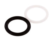 Juego de juntas de PTFE/NBR para acoplamiento hidráulico ISO 7241-1 A (12 mm y 26 mm) [2 piezas]