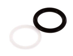 Juego de juntas de PTFE/NBR para acoplamiento hidráulico ISO 7241-1 A (12 mm y 26 mm) [2 piezas]