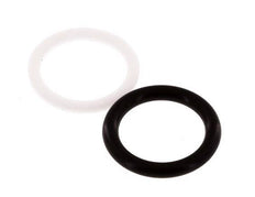 Juego de juntas de PTFE/NBR para acoplamiento hidráulico ISO 7241-1 A (12 mm y 26 mm) [2 piezas]