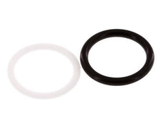 Juego de juntas de PTFE/NBR para acoplamiento hidráulico ISO 7241-1 A (17,3 mm y 31 mm) [5 piezas]