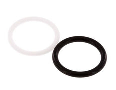 Juego de juntas de PTFE/NBR para acoplamiento hidráulico ISO 7241-1 A (17,3 mm y 31 mm) [5 piezas]