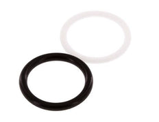 Juego de juntas de PTFE/NBR para acoplamiento hidráulico ISO 7241-1 A (17,3 mm y 31 mm) [5 piezas]