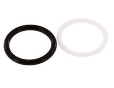 Juego de juntas de PTFE/NBR para acoplamiento hidráulico ISO 7241-1 A (17,3 mm y 31 mm) [5 piezas]