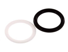 Juego de juntas de PTFE/NBR para acoplamiento hidráulico ISO 7241-1 A (20,5 mm y 38 mm) [5 piezas]