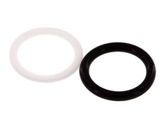 Juego de juntas de PTFE/NBR para acoplamiento hidráulico ISO 7241-1 A (20,5 mm y 38 mm) [5 piezas]