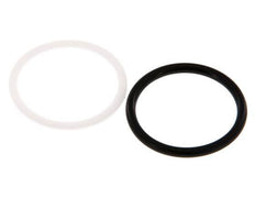 Juego de juntas de PTFE/NBR para acoplamiento hidráulico ISO 7241-1 A (29,1 mm y 46 mm) [2 piezas]