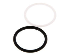 Juego de juntas de PTFE/NBR para acoplamiento hidráulico ISO 7241-1 A (29,1 mm y 46 mm) [2 piezas]