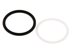 Juego de juntas de PTFE/NBR para acoplamiento hidráulico ISO 7241-1 A (29,1 mm y 46 mm) [2 piezas]