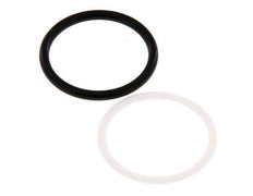 Juego de juntas de PTFE/NBR para acoplamiento hidráulico ISO 7241-1 A (29,1 mm y 46 mm) [2 piezas]