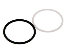 PTFE/NBR Seals Set for ISO 7241-1 A Hydraulic Coupling (34.3 mm and 54 mm) [5 Pieces]