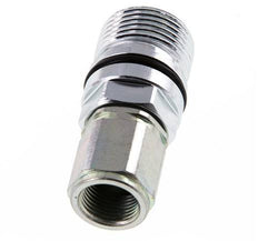 Steel DN 10 Hydraulic Coupling Socket G 3/8 inch Female Threads ISO 14541 D M28 x 2