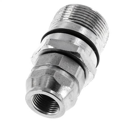 Acero DN 12,5 Acoplamiento hidráulico Toma M18x1,5 Rosca hembra ISO 14541 D M36 x 2