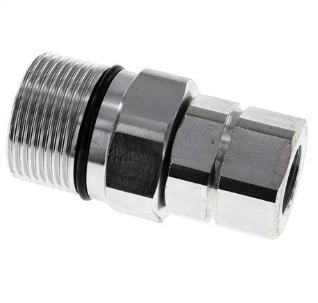 Acero DN 25 Acoplamiento hidráulico Enchufe G 3/4 pulgadas Rosca hembra D M48 x 3