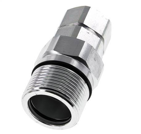 Acero DN 25 Acoplamiento hidráulico Enchufe G 3/4 pulgadas Rosca hembra D M48 x 3