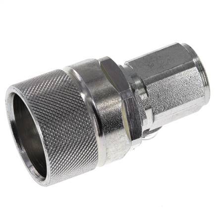 Acero DN 10 Acoplamiento hidráulico Enchufe G 3/8 pulgadas rosca hembra ISO 14541 D M28 x 2