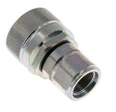 Steel DN 12.5 Hydraulic Coupling Plug M22x1.5 Female Threads ISO 14541 D M36 x 2