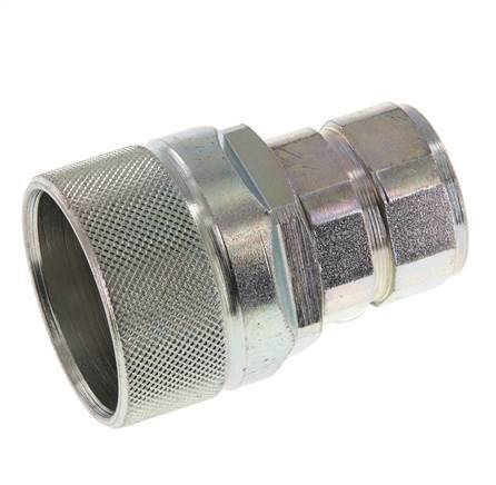 Acero DN 12,5 Acoplamiento hidráulico Enchufe G 1/2 pulgada Roscas hembra ISO 14541 D M36 x 2